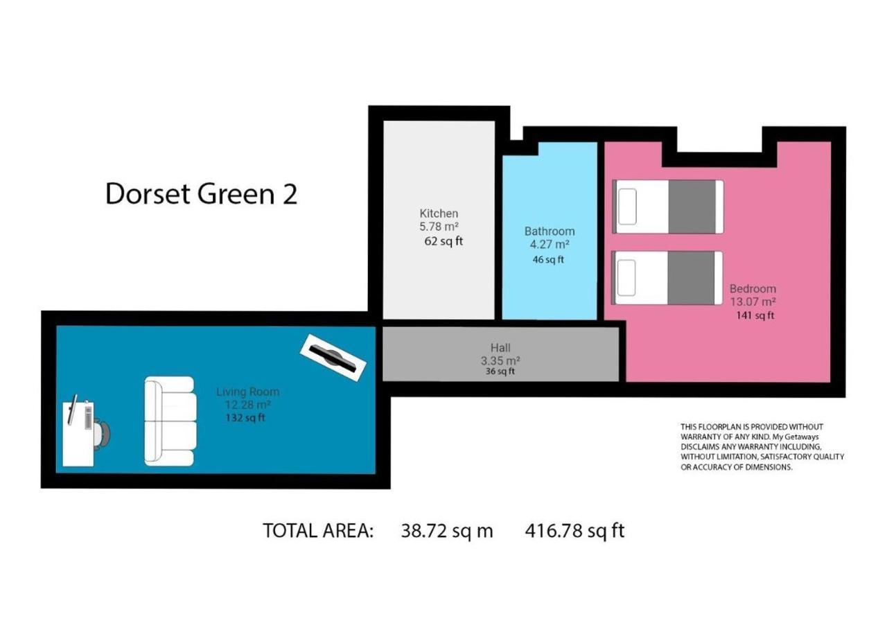 Dorset Green Two By My Getaways Hove Exterior foto
